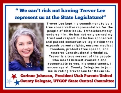 Corinne Johnson endorsement